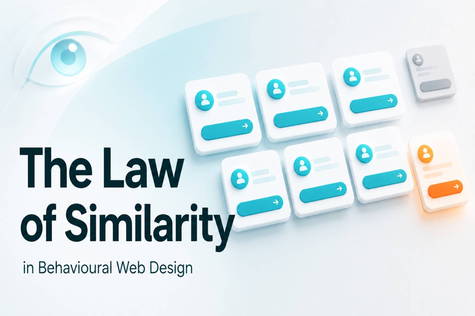 The Law of Similarity concept image for behavioural web design